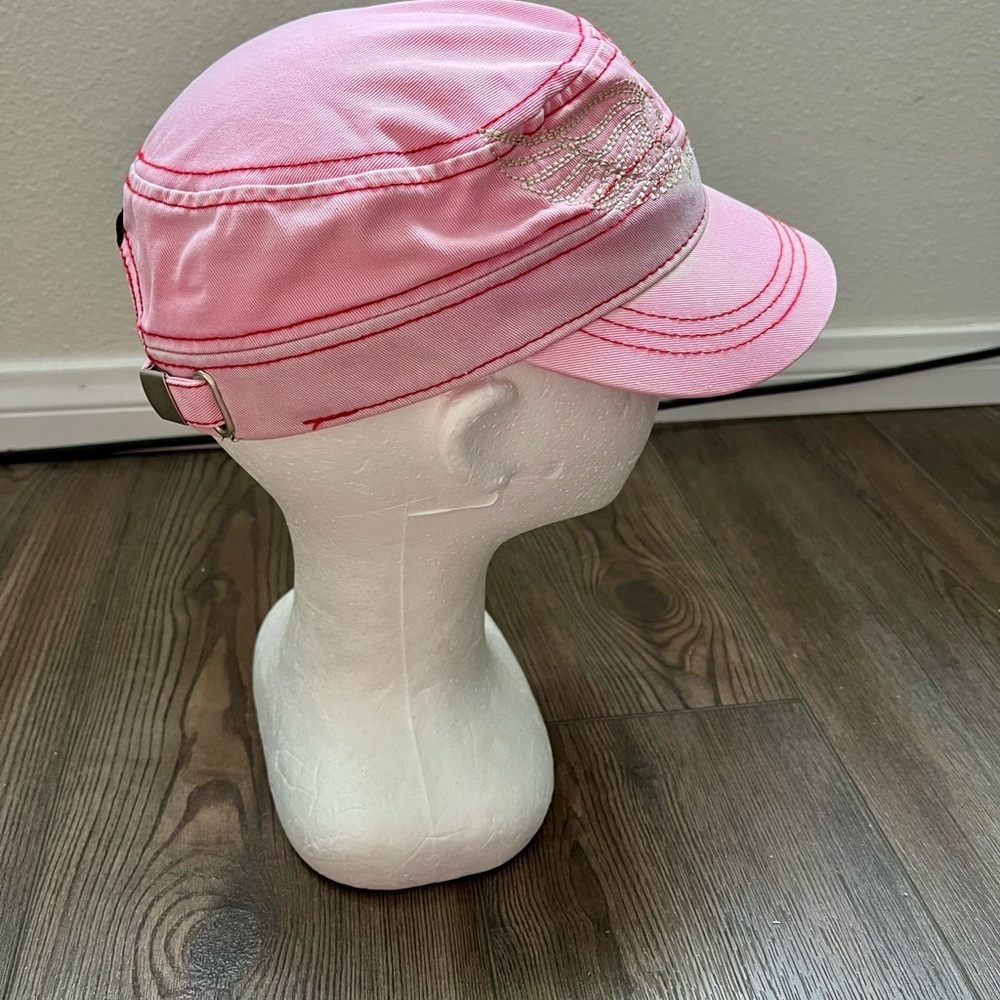 Pink Cap with Embroidered Logo - Picture 5 of 9